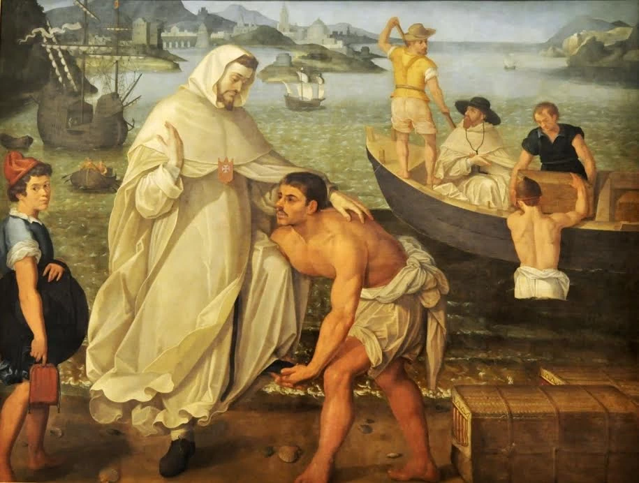 San Pietro Nolasco si imbarca per riscattare i prigionieri - Museo di belle Arti, Siviglia